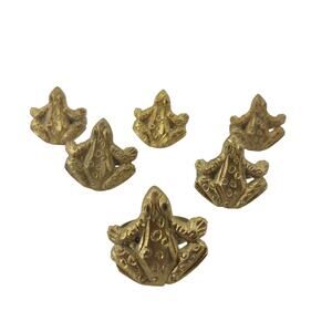 Frog Napkin Rings Fun Gold Tone Napkin Holders Sapo Rana